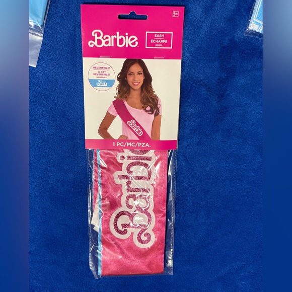 Barbie Set of Beach Party Supplies Pink Blue Party City NWT - Picture 6 of 15